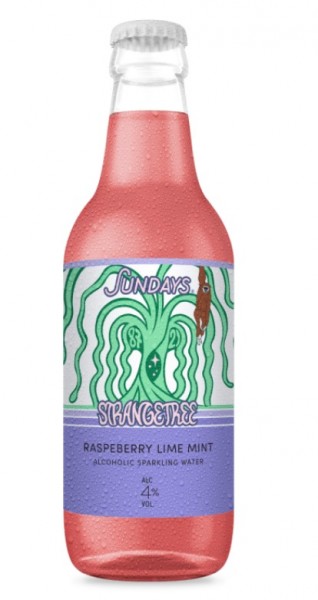 Sundays Hard Seltzer STRANGE TREE Raspberry Limette Minze Kiste 24 x 330 ml / 4 % Schweiz