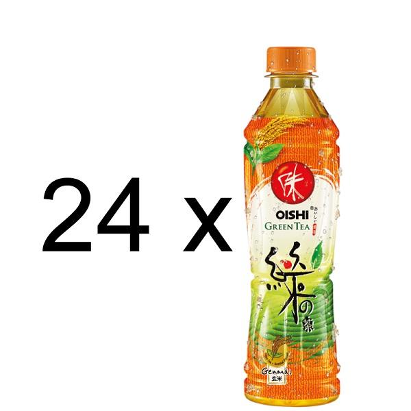 Oishi Grüntee GENMAI Flavour Kiste 24 x 500 ml PET Thailand 