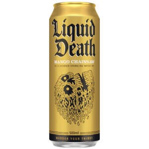 Liquid Death MANGO CHAINSAW Flavoured Sparkling Water 500 ml Österreich