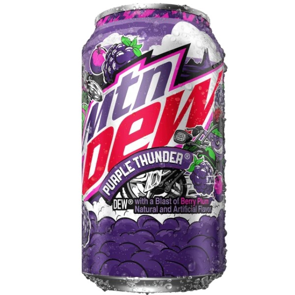 Mountain Dew PURPLE THUNDER Special Edition 355 ml USA