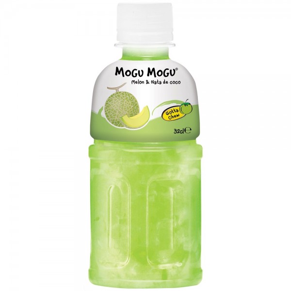 MOGU MOGU MELON Flavoured Drink With Nata De Coco 320 ml Thailand