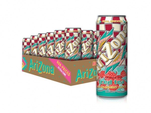 Arizona Iced Tea RASPBERRY Kiste 24 x 680 ml USA